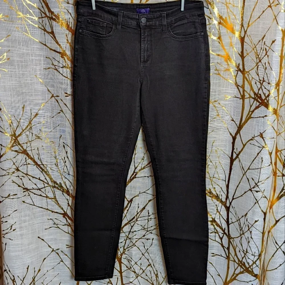 NYDJ black skinny jeans